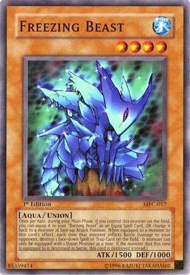 Freezing Beast Magician's Force Yu-Gi-Oh! card