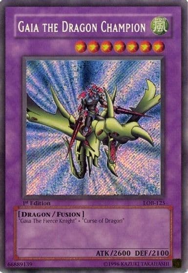 Gaia the Dragon Champion The Legend of Blue Eyes White Dragon Yu-Gi-Oh! card