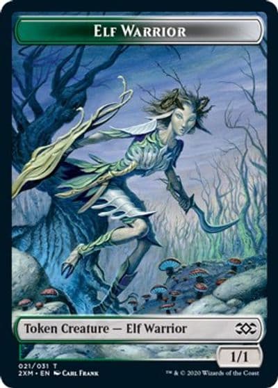 Elf Warrior Token Double Masters Magic card