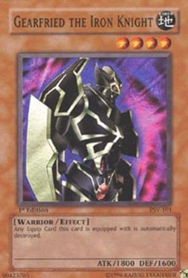 Gearfried the Iron Knight Pharaoh's Servant Yu-Gi-Oh! card