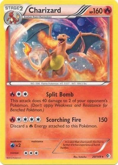 Charizard (Cosmos Holo) Blister Exclusives Pokemon card