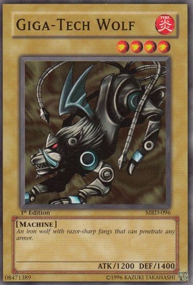 Giga Tech Wolf Metal Raiders Yu-Gi-Oh! card