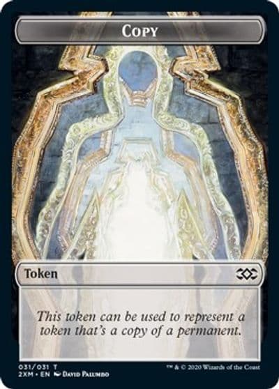 Copy Saproling Double Sided Token Double Masters Magic card