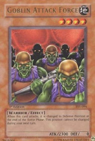 Goblin Attack Force Pharaoh's Servant Yu-Gi-Oh! card