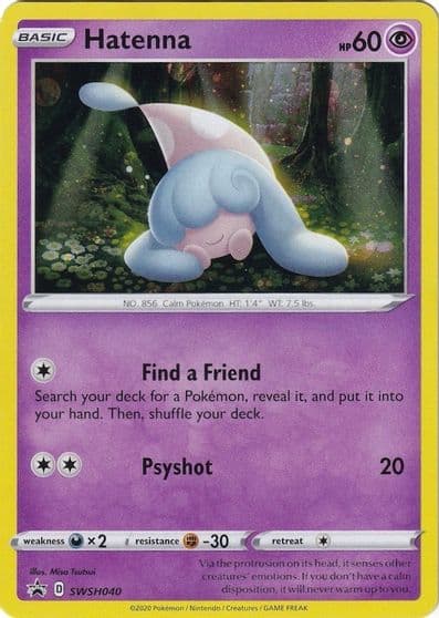Hatenna - SWSH040 SWSH: Sword & Shield Promo Cards Pokemon card