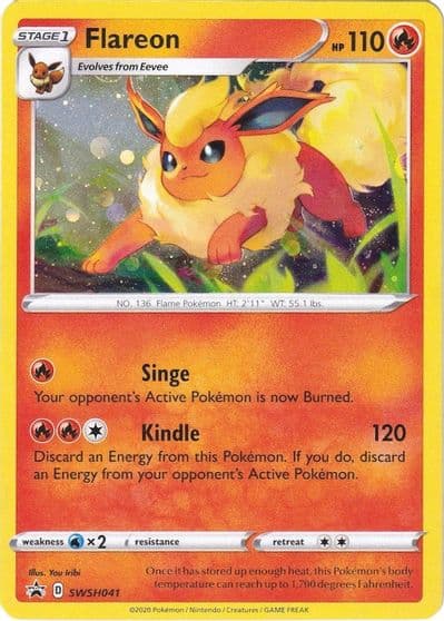 Flareon - SWSH041 SWSH: Sword & Shield Promo Cards Pokemon card