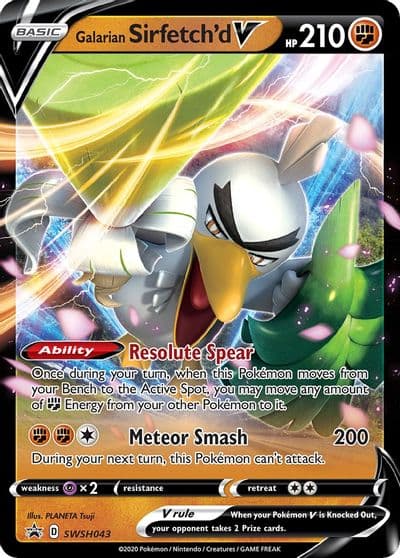 Galarian Sirfetch'd V - SWSH043 SWSH: Sword & Shield Promo Cards Pokemon card