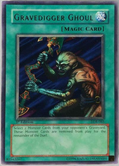Gravedigger Ghoul The Legend of Blue Eyes White Dragon Yu-Gi-Oh! card