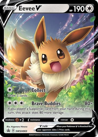 Eevee V - SWSH065 SWSH: Sword & Shield Promo Cards Pokemon card