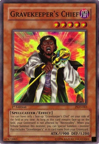 Gravekeepers Chief Pharaonic Guardian Yu-Gi-Oh! card