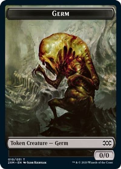 Germ Thopter 026 Double Sided Token Double Masters Magic card