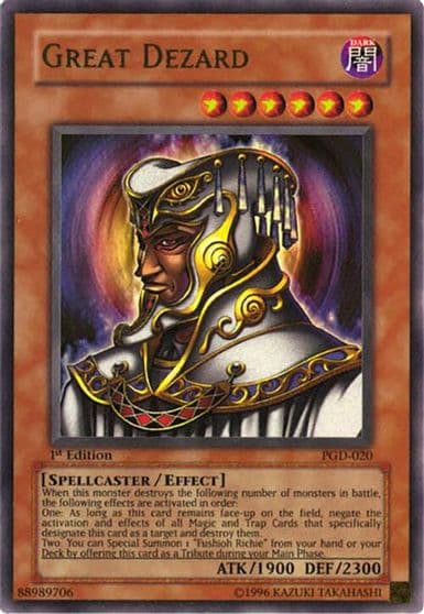 Great Dezard Pharaonic Guardian Yu-Gi-Oh! card