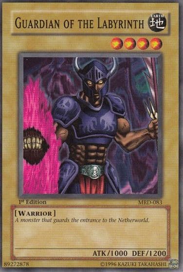 Guardian of the Labyrinth Metal Raiders Yu-Gi-Oh! card