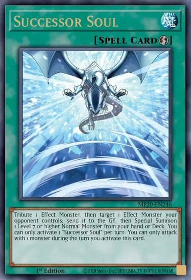 Successor Soul 2020 Tin of Lost Memories Yu-Gi-Oh! card