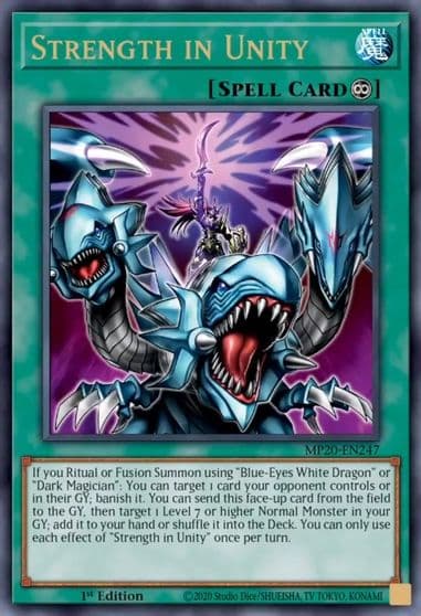 Strength in Unity 2020 Tin of Lost Memories Yu-Gi-Oh! card