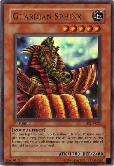 Guardian Sphinx Pharaonic Guardian Yu-Gi-Oh! card