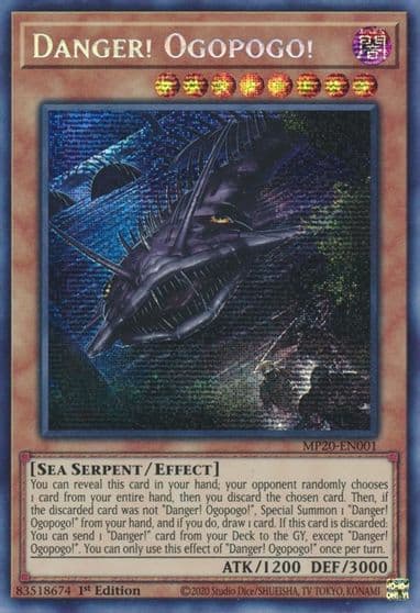 Danger Ogopogo 2020 Tin of Lost Memories Yu-Gi-Oh! card