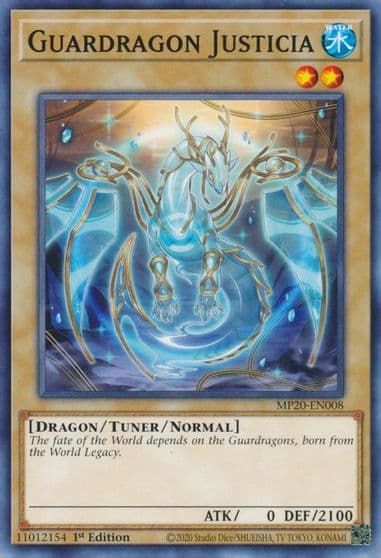 Guardragon Justicia 2020 Tin of Lost Memories Yu-Gi-Oh! card