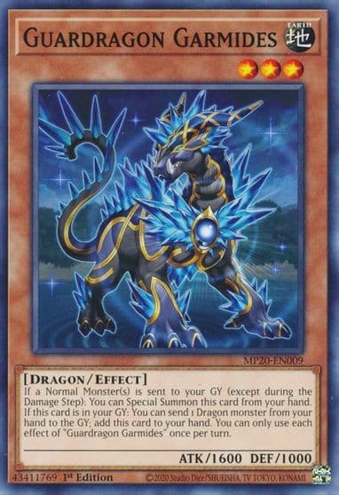Guardragon Garmides 2020 Tin of Lost Memories Yu-Gi-Oh! card