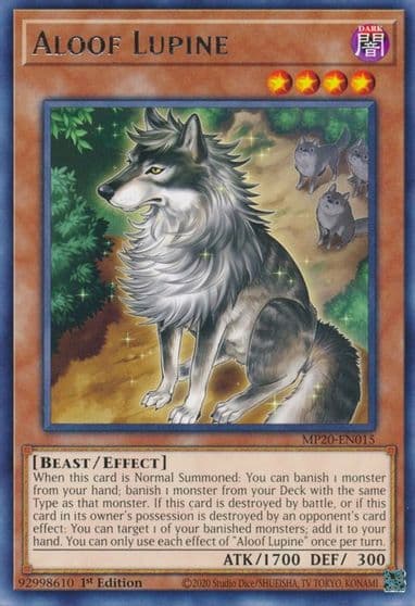 Aloof Lupine 2020 Tin of Lost Memories Yu-Gi-Oh! card