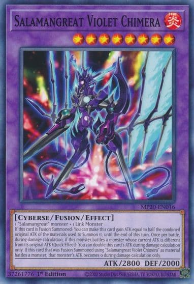 Salamangreat Violet Chimera 2020 Tin of Lost Memories Yu-Gi-Oh! card