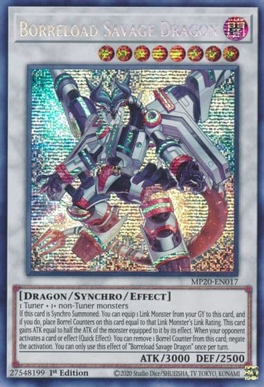 Borreload Savage Dragon 2020 Tin of Lost Memories Yu-Gi-Oh! card
