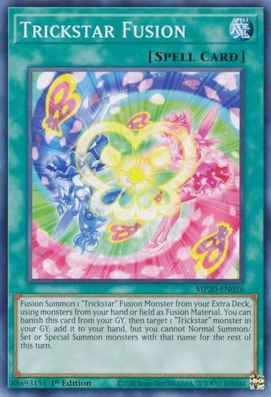 Trickstar Fusion 2020 Tin of Lost Memories Yu-Gi-Oh! card