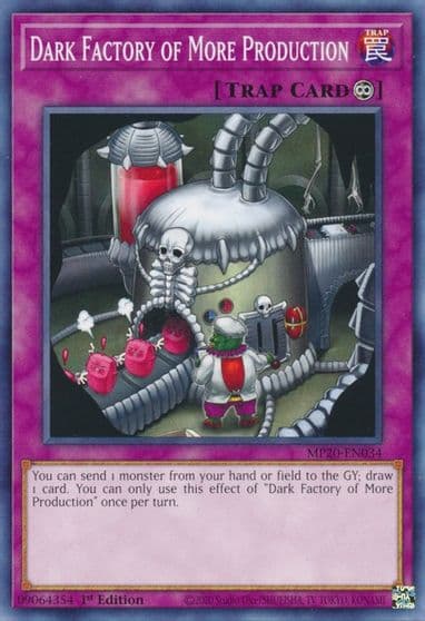 Dark Factory of More Production 2020 Tin of Lost Memories Yu-Gi-Oh! card