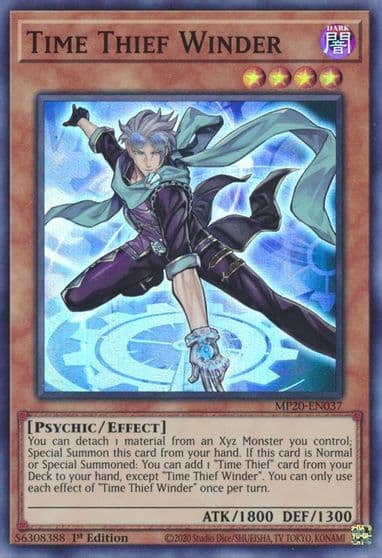 Time Thief Winder 2020 Tin of Lost Memories Yu-Gi-Oh! card