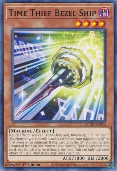 Time Thief Bezel Ship 2020 Tin of Lost Memories Yu-Gi-Oh! card