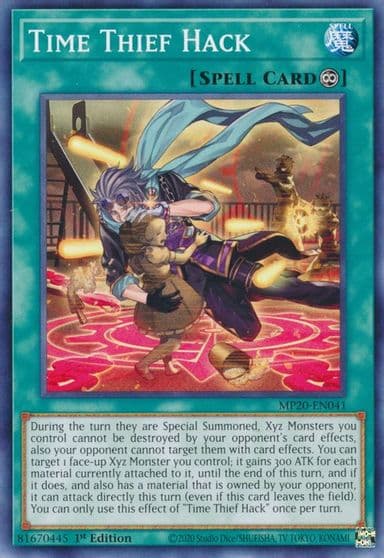 Time Thief Hack 2020 Tin of Lost Memories Yu-Gi-Oh! card