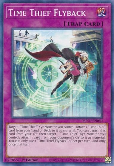 Time Thief Flyback 2020 Tin of Lost Memories Yu-Gi-Oh! card