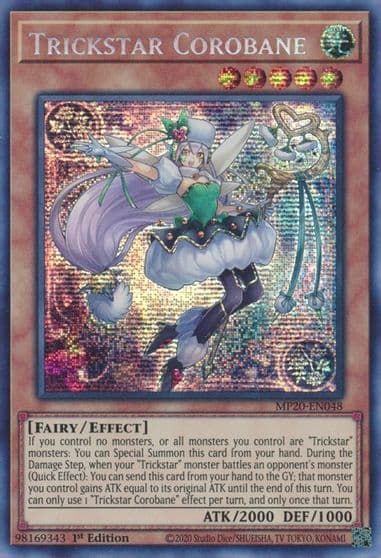 Trickstar Corobane 2020 Tin of Lost Memories Yu-Gi-Oh! card