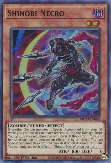 Shinobi Necro 2020 Tin of Lost Memories Yu-Gi-Oh! card