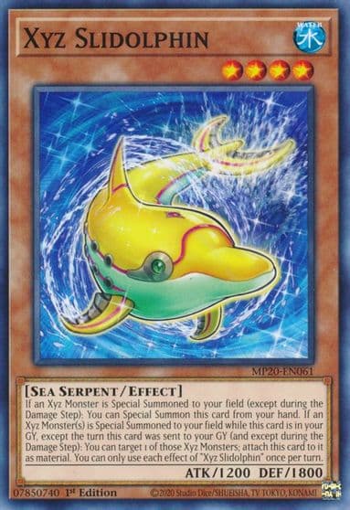 Xyz Slidolphin 2020 Tin of Lost Memories Yu-Gi-Oh! card