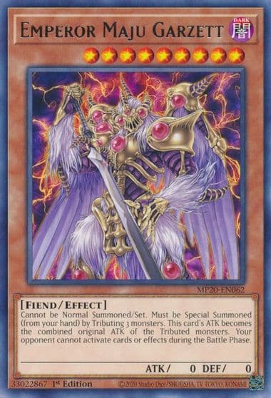 Emperor Maju Garzett 2020 Tin of Lost Memories Yu-Gi-Oh! card