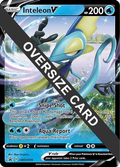 Inteleon V - SWSH016 Jumbo Cards Pokemon card
