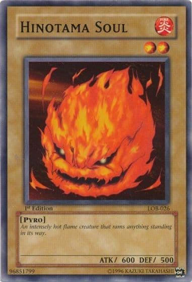 Hinotama Soul The Legend of Blue Eyes White Dragon Yu-Gi-Oh! card