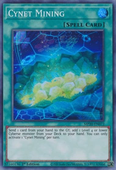 Cynet Mining 2020 Tin of Lost Memories Yu-Gi-Oh! card