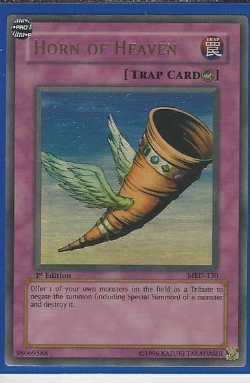 Horn of Heaven Metal Raiders Yu-Gi-Oh! card