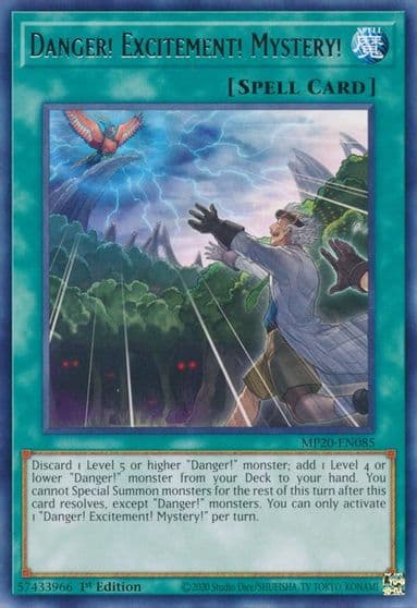 Danger Excitement Mystery 2020 Tin of Lost Memories Yu-Gi-Oh! card