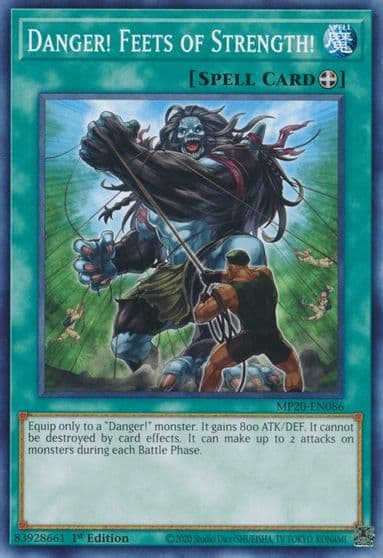 Danger Feets of Strength 2020 Tin of Lost Memories Yu-Gi-Oh! card