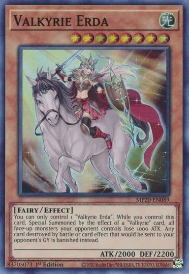 Valkyrie Erda 2020 Tin of Lost Memories Yu-Gi-Oh! card