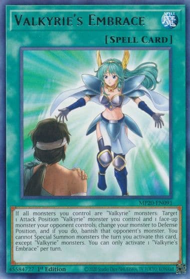 Valkyries Embrace 2020 Tin of Lost Memories Yu-Gi-Oh! card
