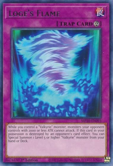 Loges Flame 2020 Tin of Lost Memories Yu-Gi-Oh! card