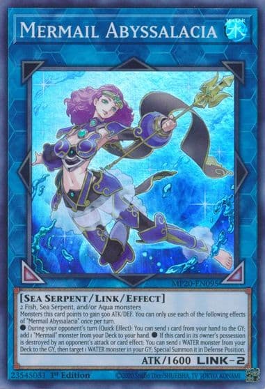 Mermail Abyssalacia 2020 Tin of Lost Memories Yu-Gi-Oh! card