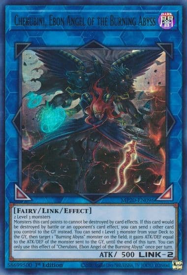 Cherubini Ebon Angel of the Burning Abyss 2020 Tin of Lost Memories Yu-Gi-Oh! card