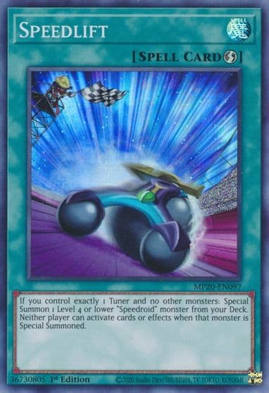 Speedlift 2020 Tin of Lost Memories Yu-Gi-Oh! card