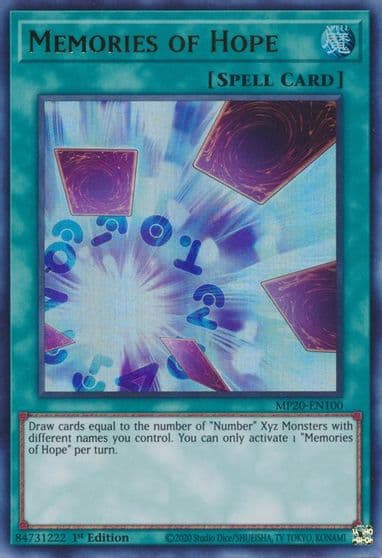 Memories of Hope 2020 Tin of Lost Memories Yu-Gi-Oh! card