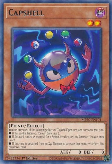 Capshell 2020 Tin of Lost Memories Yu-Gi-Oh! card
